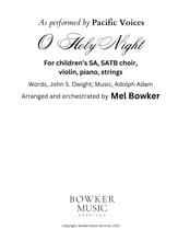 O Holy Night Children's Choir choral sheet music cover